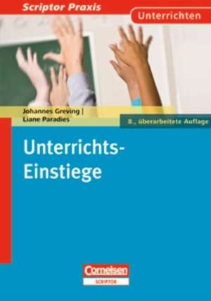 Unterrichts-Einstiege de Johannes Greving