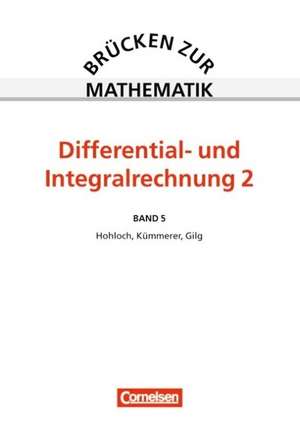 Brücken zur Mathematik V de Eberhard Hohloch