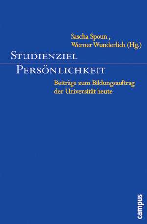 Studienziel Persönlichkeit de Sascha Spoun