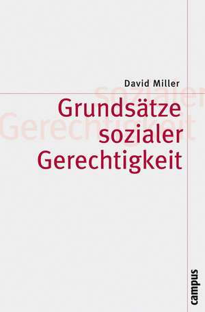 Grundsätze sozialer Gerechtigkeit de David Miller