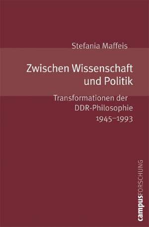 Zwischen Wissenschaft und Politik de Stefania Maffeis