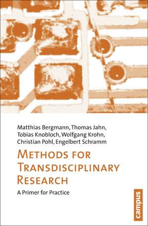 Methods for Transdisciplinary Research – A Primer for Practice de Matthias Bergmann