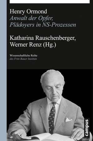 Henry Ormond - Anwalt der Opfer de Katharina Rauschenberger