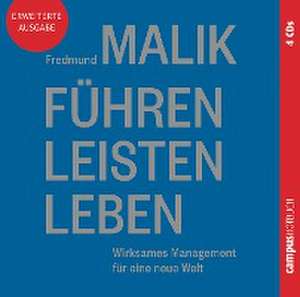 Führen Leisten Leben de Fredmund Malik