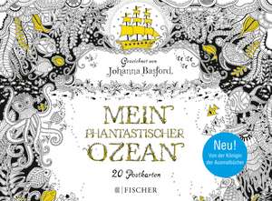 Mein Phantastischer Ozean - Postkartenbuch de Johanna Basford