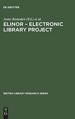 ELINOR Electronic Library Project de Anne Ramsden