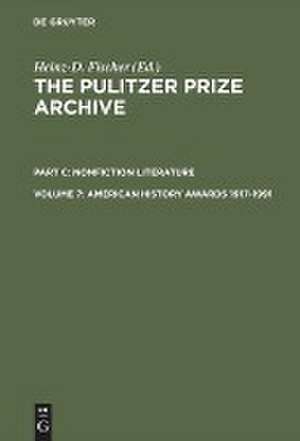 American History Awards 1917-1991: From Colonial Settlements to the Civil Rights Movements