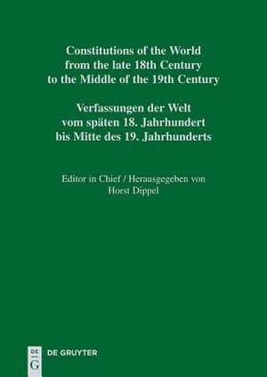 Constitutional Documents of Colombia and Panama 1793–1853 / Documentos Constitucionales de Colombia y Panamá 1793–1853 / Verfassungsdokumente Kolumbiens und Panamas 1793–1853 de Bernd Marquardt