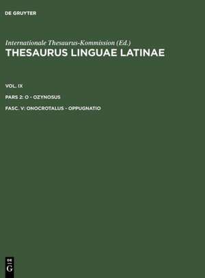 onocrotalus - oppugnatio de Internationale Thesaurus-Kommission