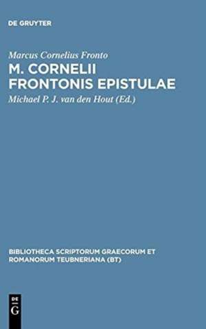 M. Cornelii Frontonis epistulae de Marcus Cornelius Fronto