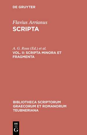 Scripta minora et fragmenta de Flavius Arrianus