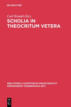 Scholia in Theocritum Vetera de Theocritus