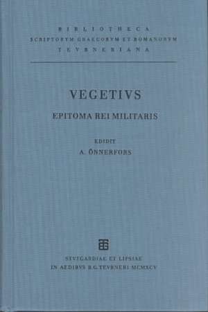 Epitoma Rei Militaris de P. Flavius Vegetius