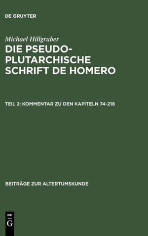 Kommentar zu den Kapiteln 74-218 de Michael Hillgruber