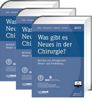 Was gibt es Neues in der Chirurgie? Jahresbände 2017, 2018, 2019 de Joachim Jähne