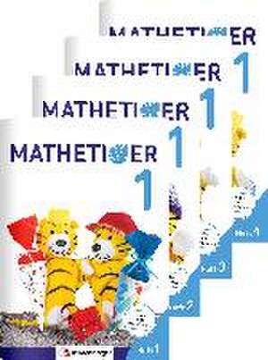 Mathetiger 1 - Jahreszeiten-Hefte (4 Hefte). Neubearbeitung de Thomas Laubis