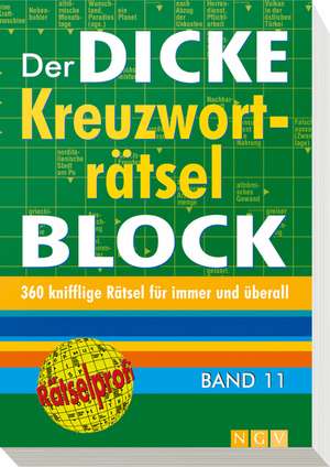 Der dicke Kreuzworträtselblock 11