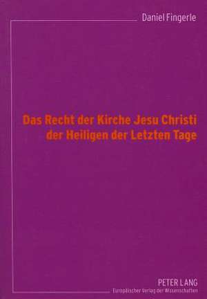 Das Recht Der Kirche Jesu Christi Der Heiligen Der Letzten Tage: Deutsches Stromeinspeisungsgesetz Und Eg-Vertrag de Daniel Fingerle