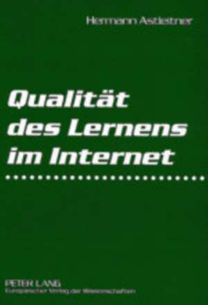 Qualitat Des Lernens Im Internet