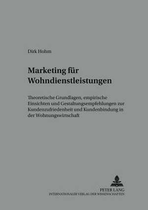 Marketing Fuer Wohndienstleistungen