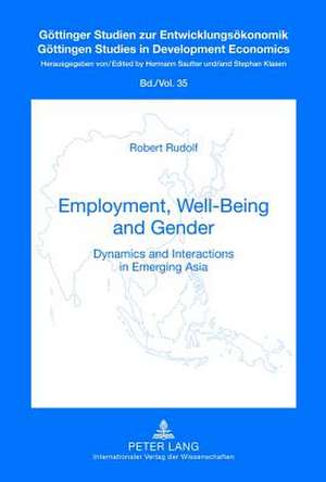 Employment, Well-Being and Gender de Robert Rudolf