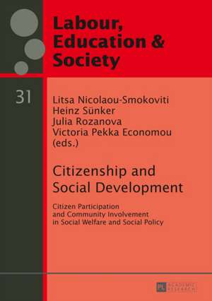 Citizenship and Social Development de Litsa Nicolaou-Smokoviti