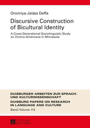 Discursive Construction of Bicultural Identity de Oromiya-Jalata Deffa