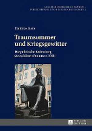 Traumsommer und Kriegsgewitter de Matthias Bode