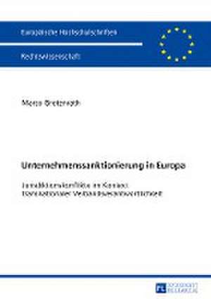 Unternehmenssanktionierung in Europa de Marco Grotenrath