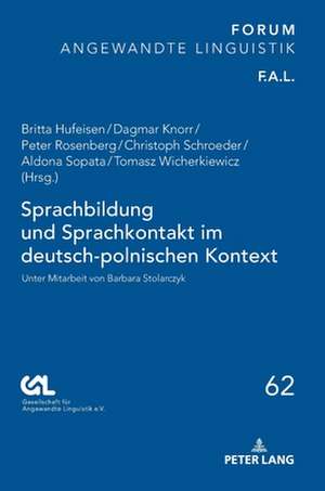 Sprachbildung und Sprachkontakt im deutsch-polnischen Kontext