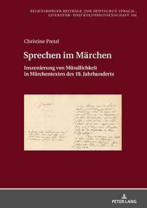 Sprechen im Märchen de Christine Pretzl