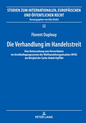 Die Verhandlung Im Handelsstreit de Florent Duplouy