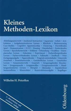 Kleines Methoden-Lexikon de Wilhelm H. Peterssen