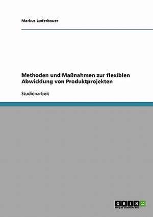 Methoden und Maßnahmen zur flexiblen Abwicklung von Produktprojekten de Markus Loderbauer