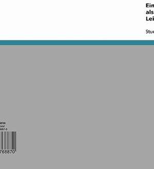 Einführung in koordinative Fähigkeiten als generalisierte körperliche Leistungsvoraussetzungen de David Distelmann