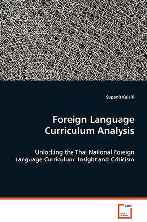 Foreign Language Curriculum Analysis de Supanit Kulsiri