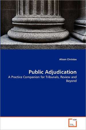 Public Adjudication de Alison Christou