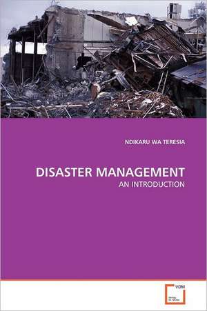 DISASTER MANAGEMENT de NDIKARU WA TERESIA