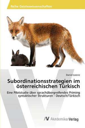 Subordinationsstrategien im österreichischen Türkisch de Lorenz Daniel