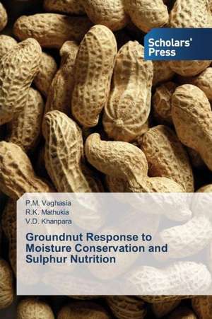 Groundnut Response to Moisture Conservation and Sulphur Nutrition de P. M. Vaghasia