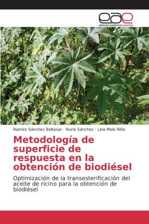 Metodologia de Superficie de Respuesta En La Obtencion de Biodiesel