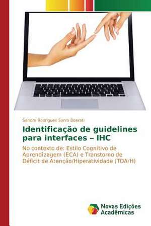 Identificação de guidelines para interfaces - IHC de Sandra Rodrigues Sarro Boarati