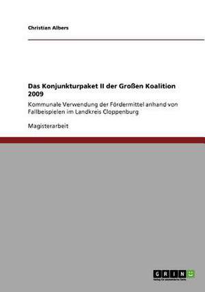 Das Konjunkturpaket II der Großen Koalition 2009 de Christian Albers