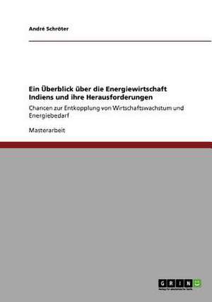 Ein Überblick über die Energiewirtschaft Indiens und ihre Herausforderungen de André Schröter