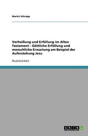 Verheißung und Erfüllung im Alten Testament - Göttliche Erfüllung und menschliche Erwartung am Beispiel der Auferstehung Jesu de Martin Schropp