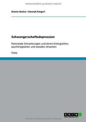 Schwangerschaftsdepression de Dennis Becker