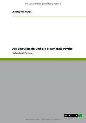 Das Bewusstsein und die bikamerale Psyche de Christopher Poppe