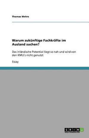 Warum zukünftige Fachkräfte im Ausland suchen? de Thomas Wehrs