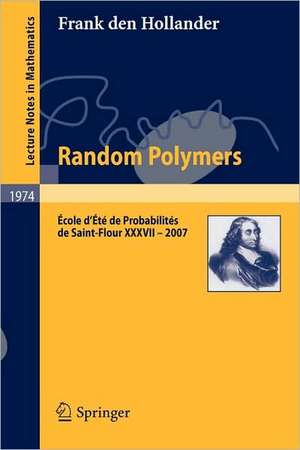 Random Polymers: École d’Été de Probabilités de Saint-Flour XXXVII – 2007 de Frank den Hollander