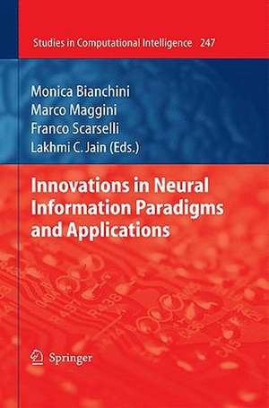 Innovations in Neural Information Paradigms and Applications de Monica Bianchini